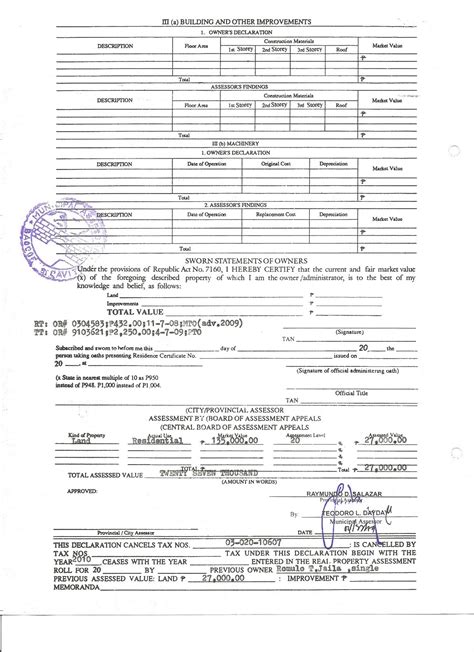 Tax Declaration To Land Title In The Philippines.
